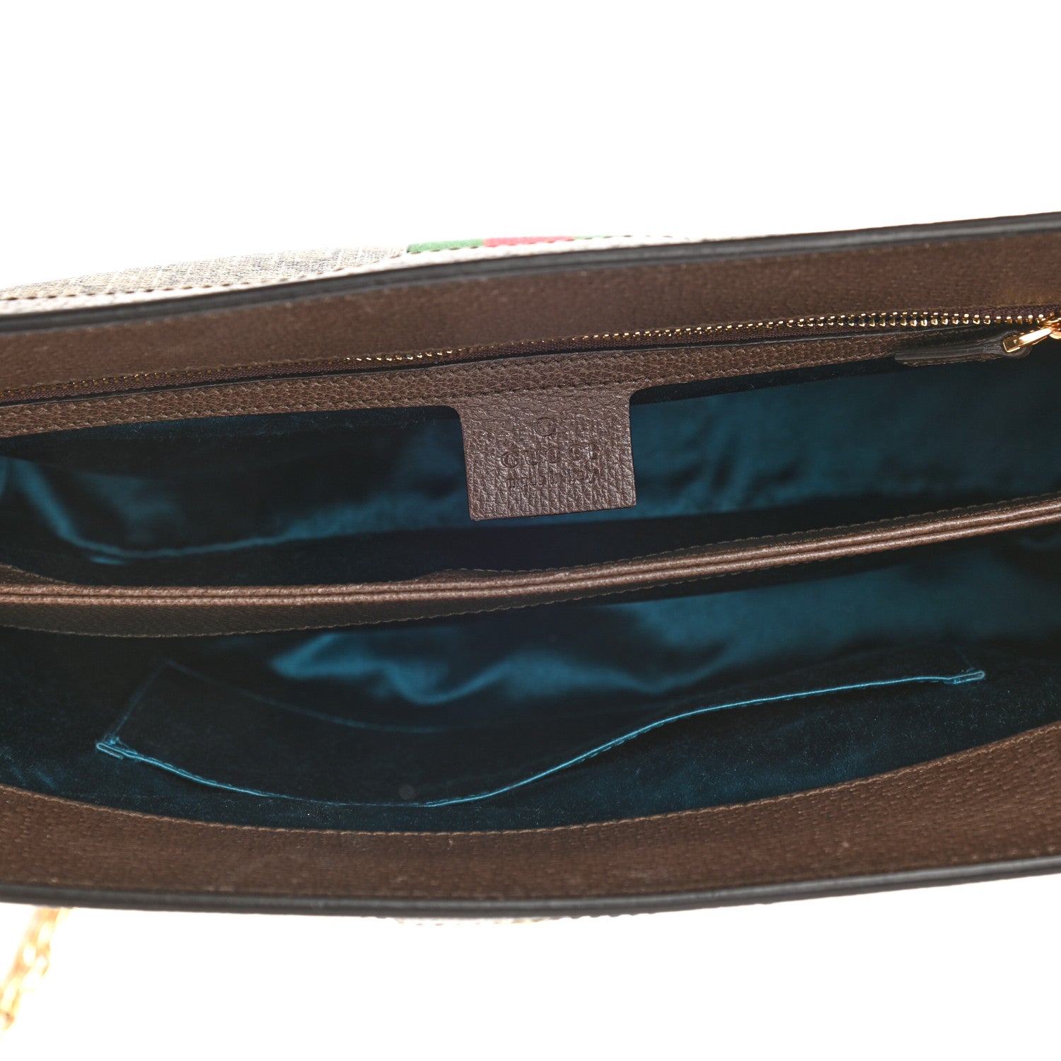 Gucci GG Supreme Monogram Web Medium Ophidia Chain Shoulder Bag Brown 5 of 8