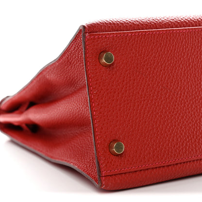 Hermes Togo Kelly Mou 32 Rouge Vif 9 of 15