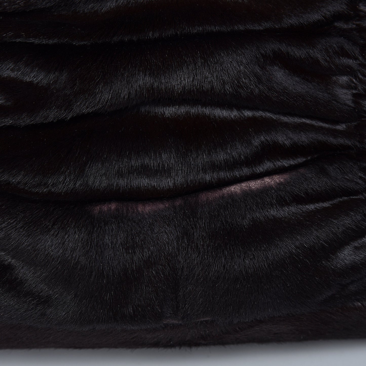 Pony Hair Sharpei Frame Tote Dark Brown