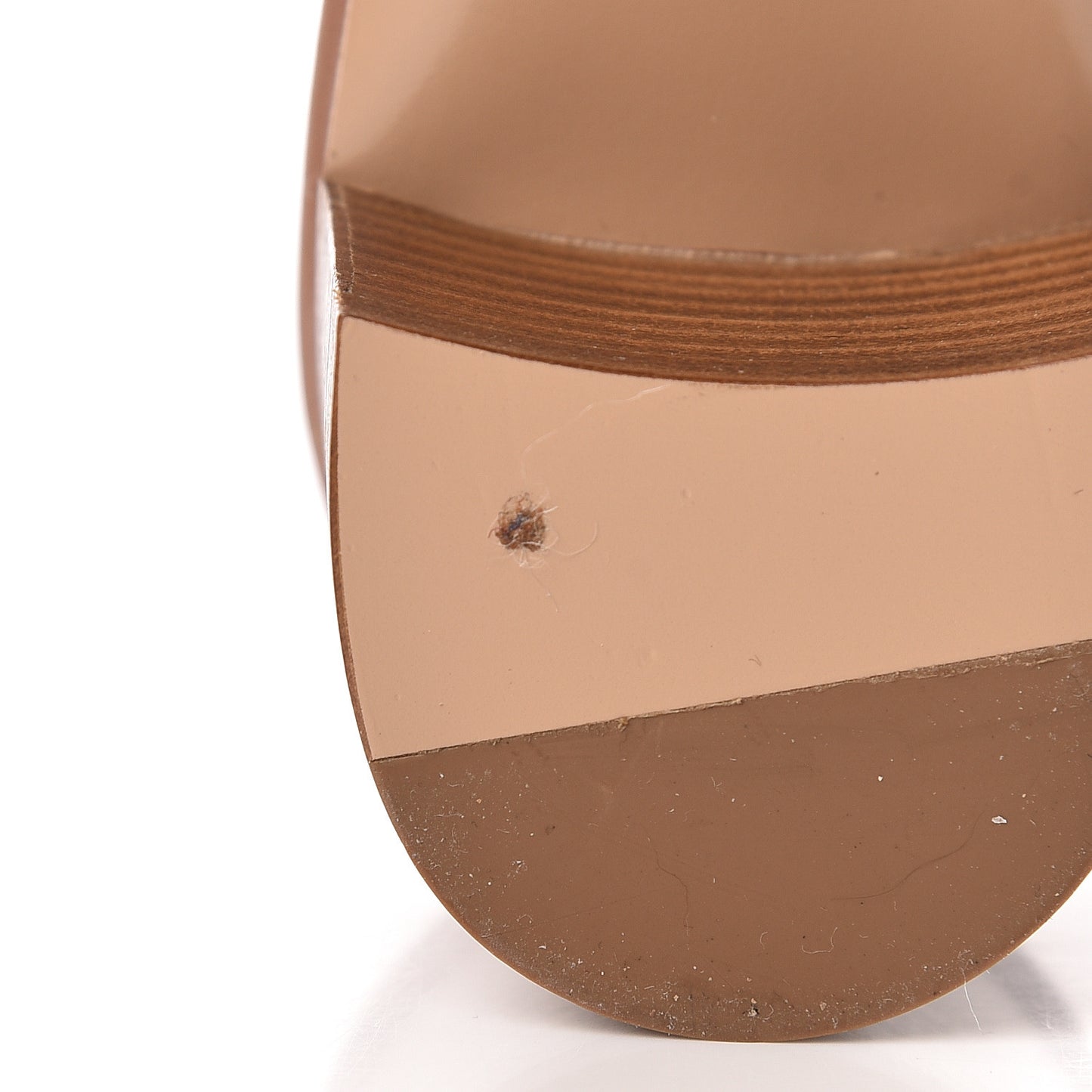 Calfskin Oasis Sandals 38.5 Gold White