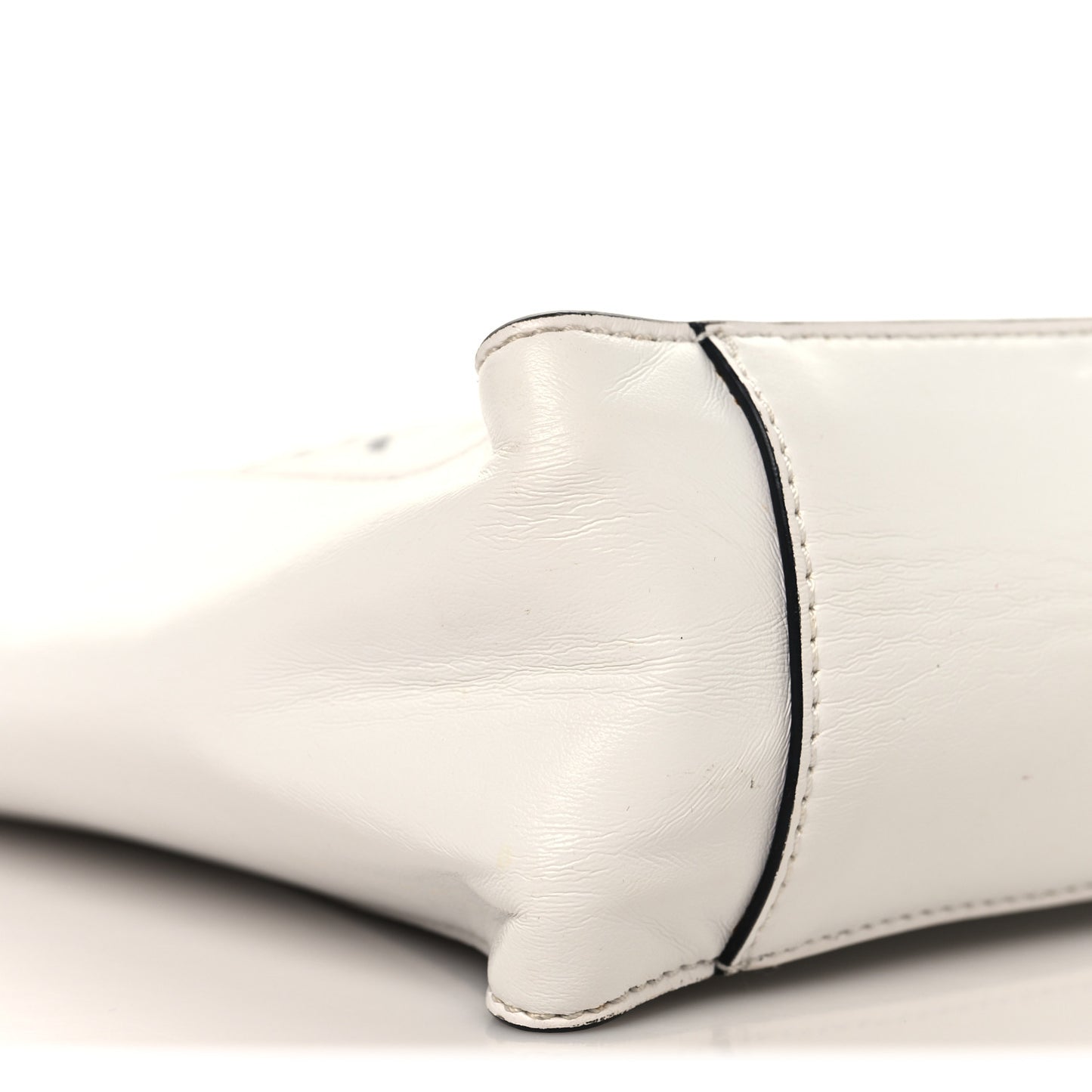 Eco Alter Nappa Logo Mini Crossbody White
