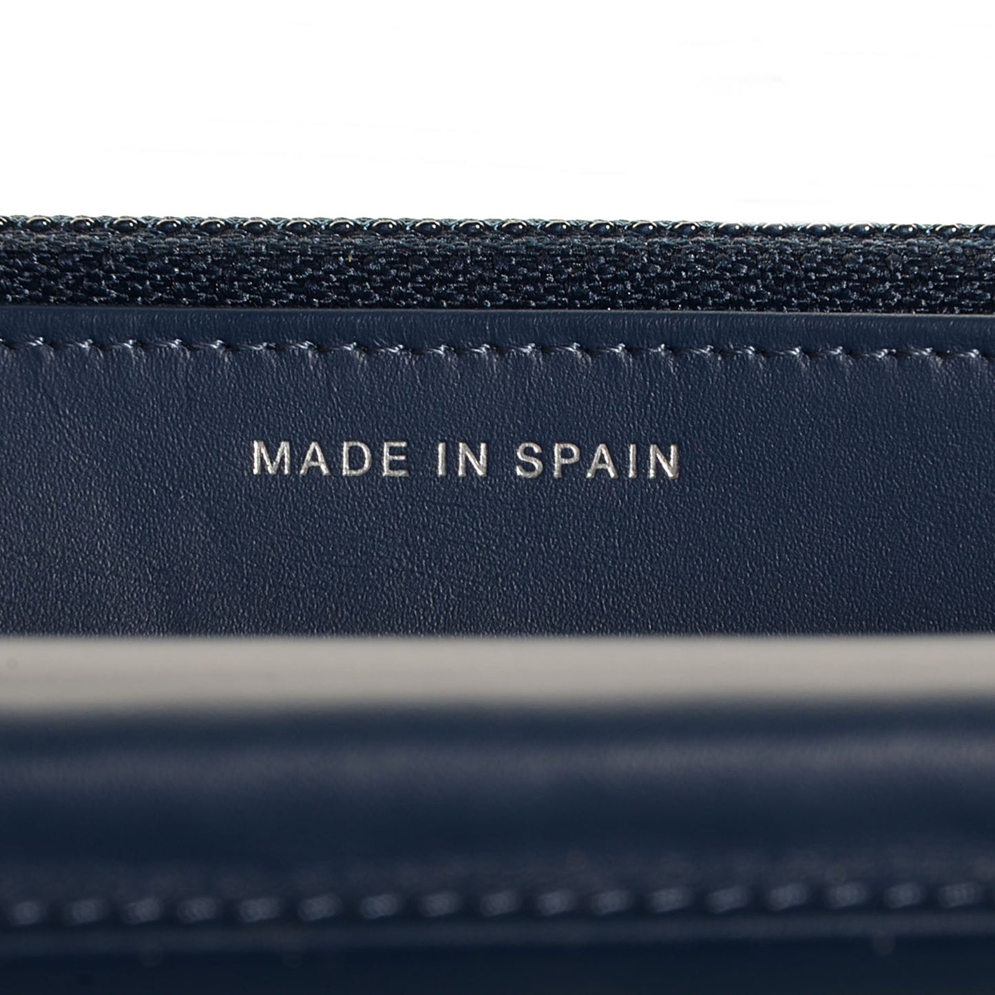 Caviar Timeless CC Wallet on Chain WOC Navy Blue