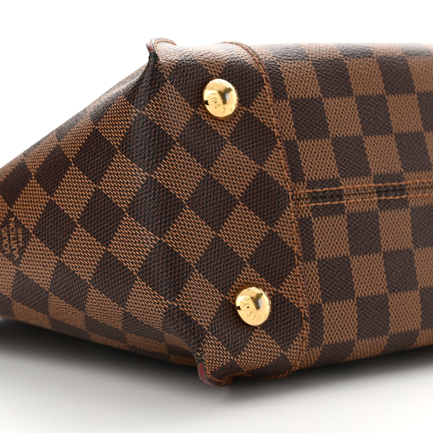 Damier Ebene Caissa Tote PM Cherry