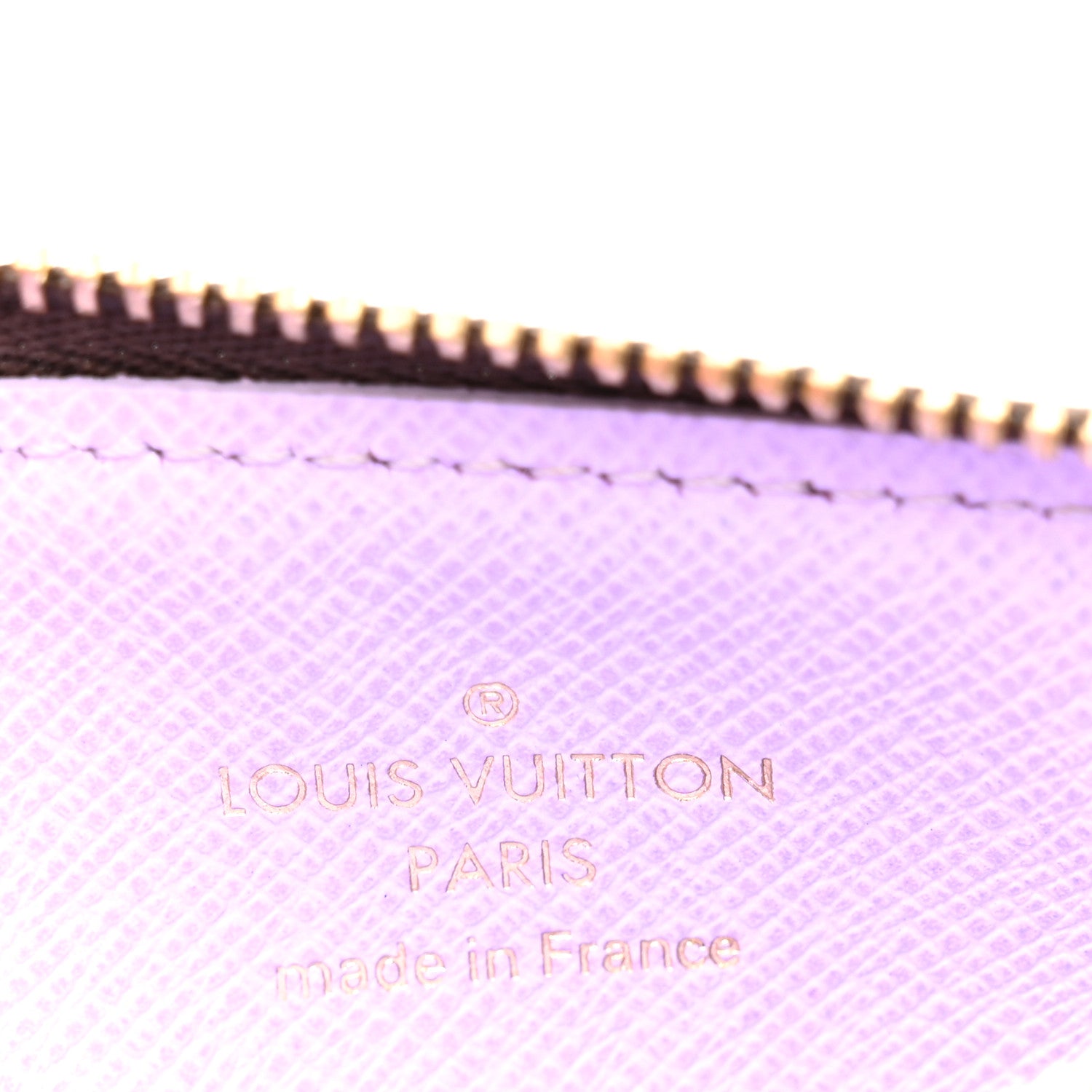 Louis Vuitton Monogram Zipped Romy Card Holder Bubble Tea 6 of 8