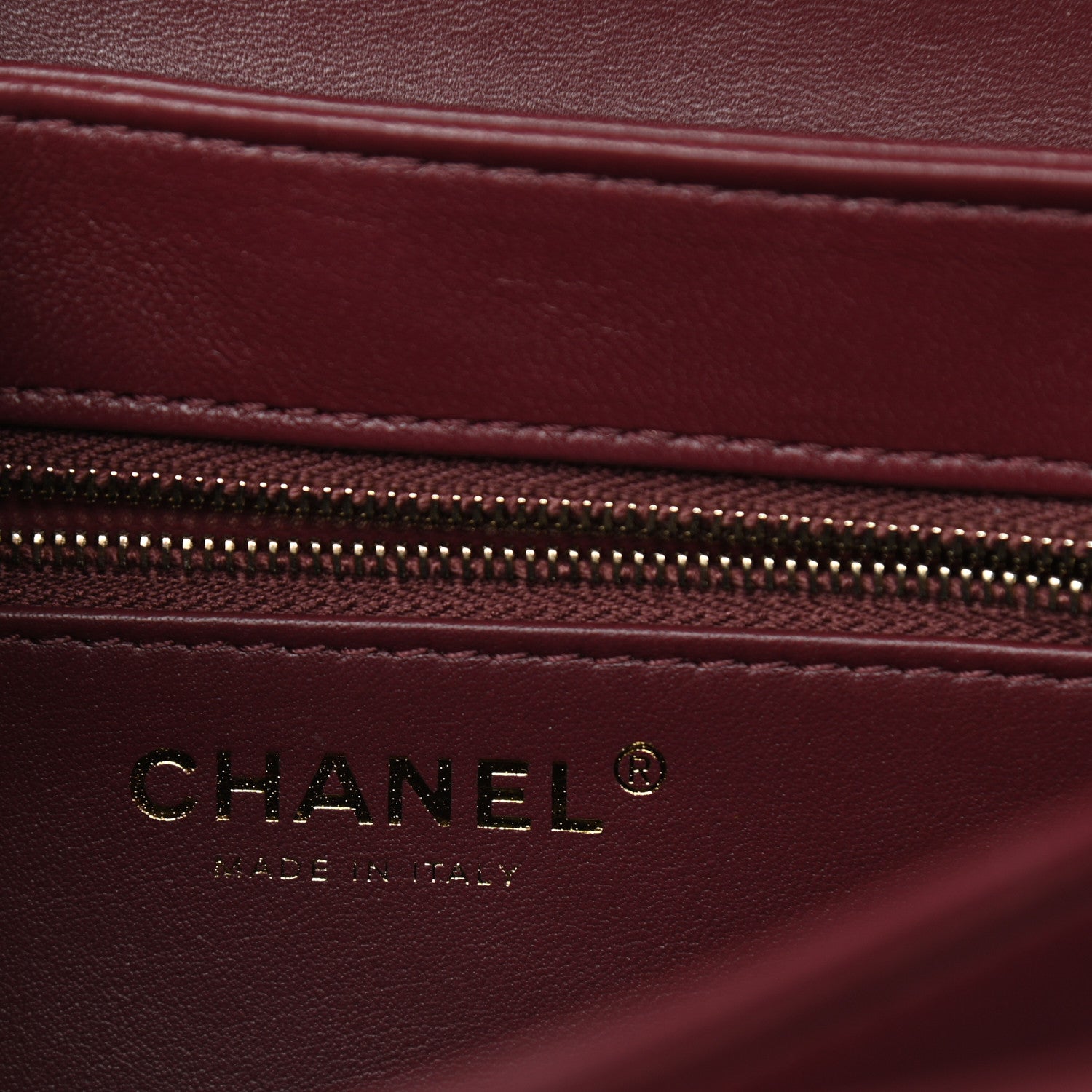 Chanel Lambskin Quilted Small Trendy CC Flap Dual Handle Bag Burgundy 6 of 8