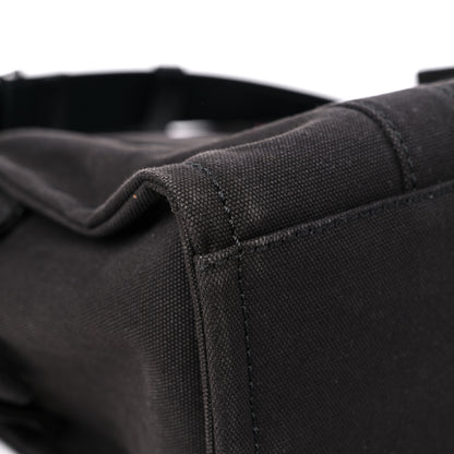 Marc Jacobs Cotton Canvas Medium The Traveler Tote Bag Black 9 of 13