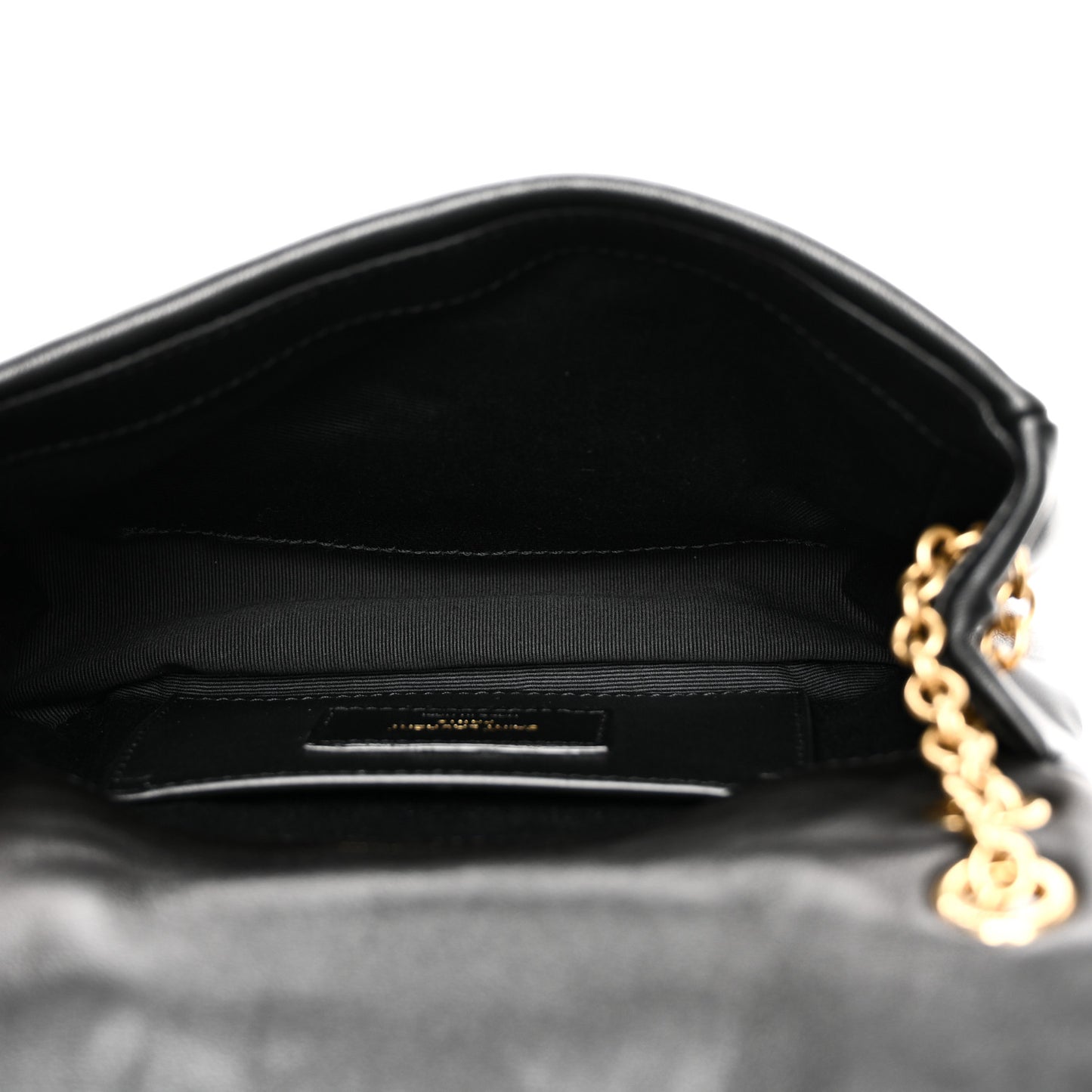 Lambskin Matelasse Monogram Mini Jamie 4.3 Black