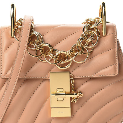 Chloe Calfskin Quilted Mini Drew Bijou Shoulder Bag Blushy Pink 10 of 10