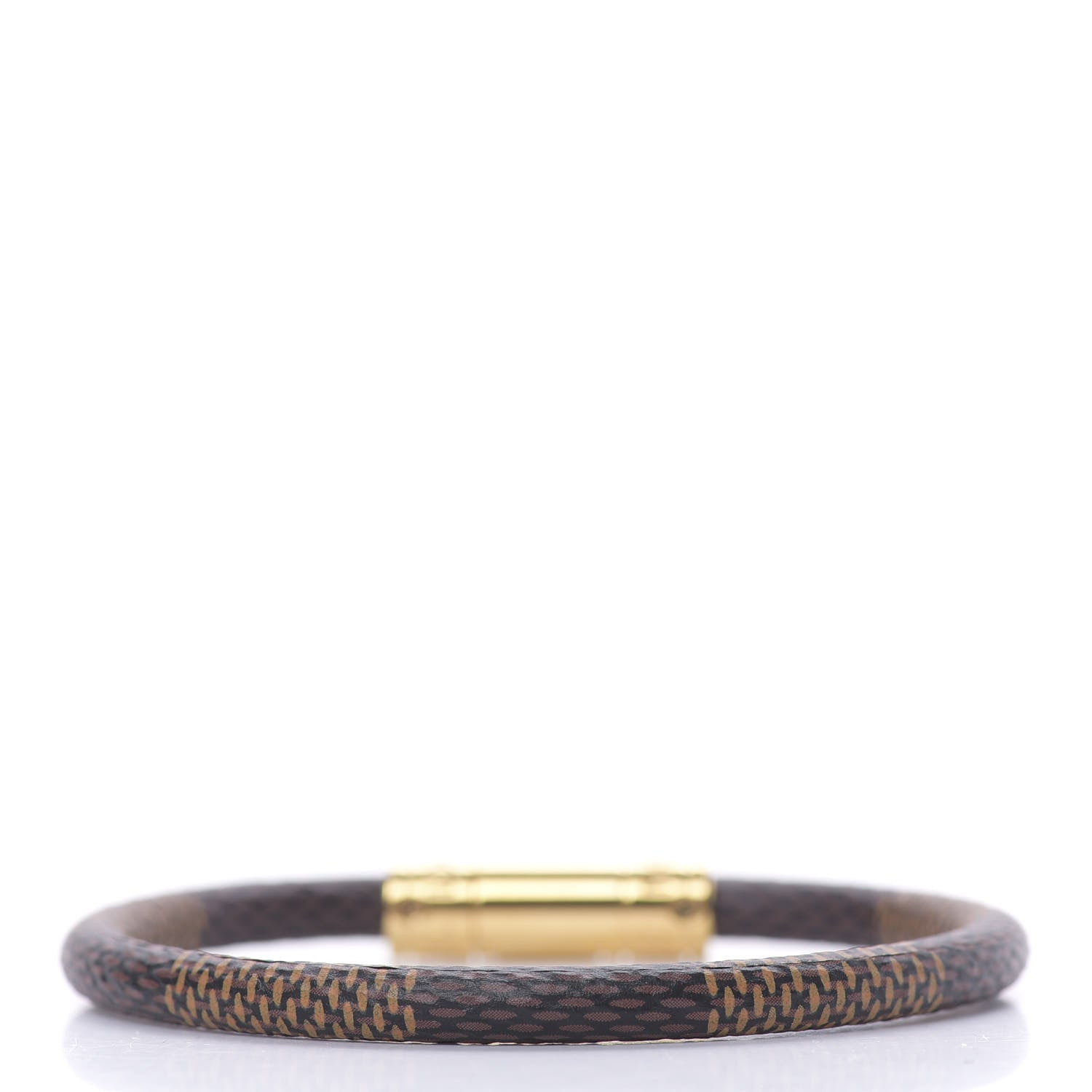 Louis Vuitton Damier Ebene Keep It Bracelet 17 3 of 6