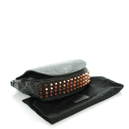 Alexander Wang Pebbled Lambskin Lia Sling Black with Rose Gold Hardware 4 of 7