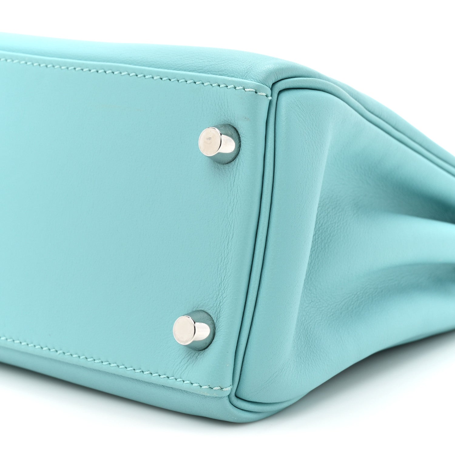 Hermes Swift Kelly Retourne 25 Bleu Atoll 9 of 11