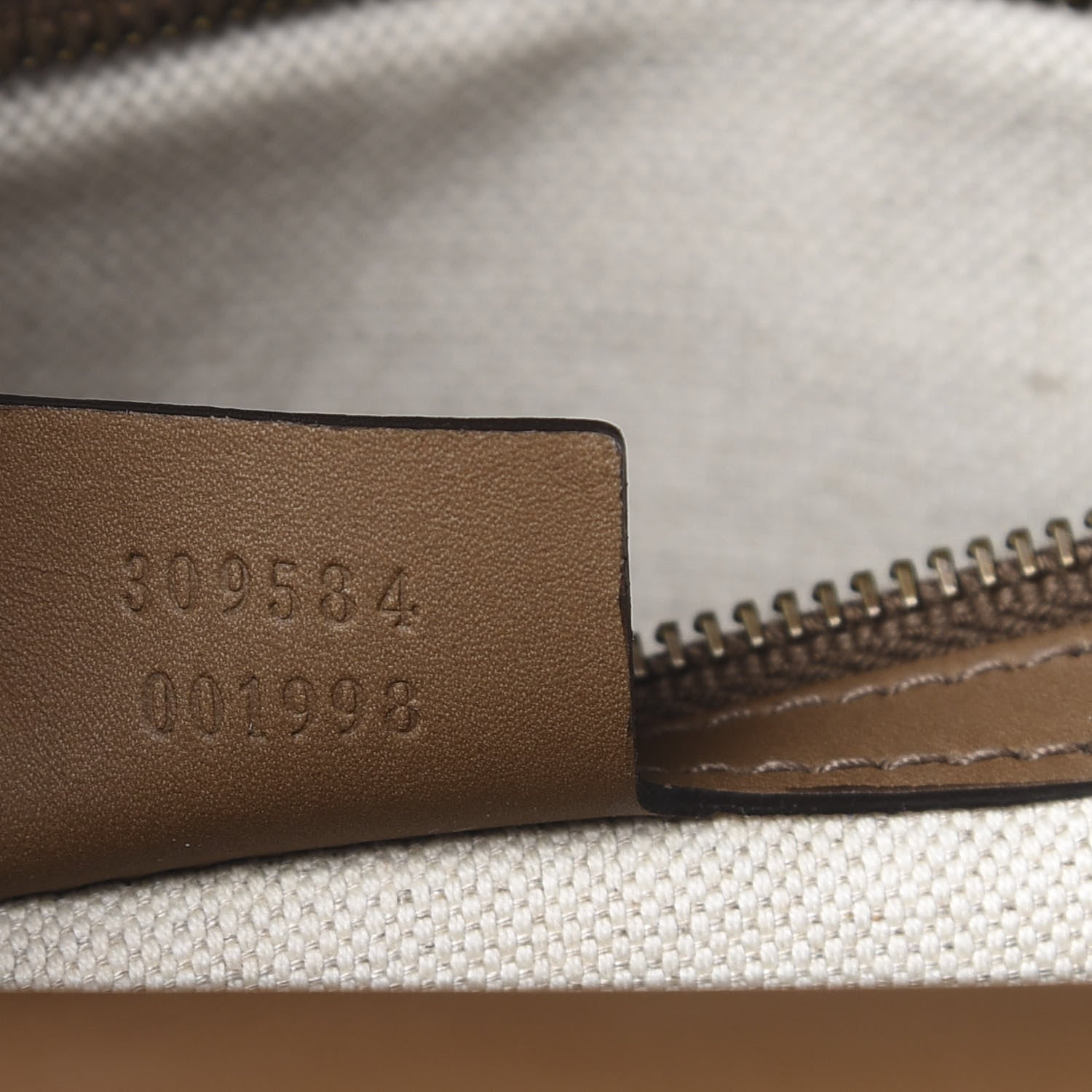 Gucci Canvas Medium Derby Bag Brown 8 of 13