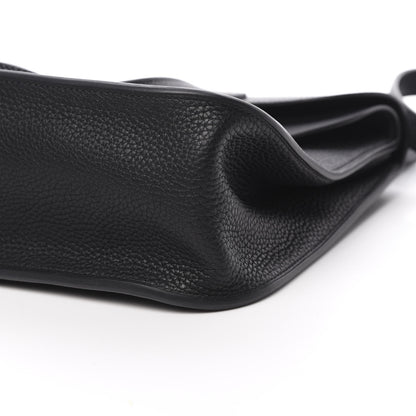 Hermes Taurillon Clemence Halzan 31 GM Black 13 of 14
