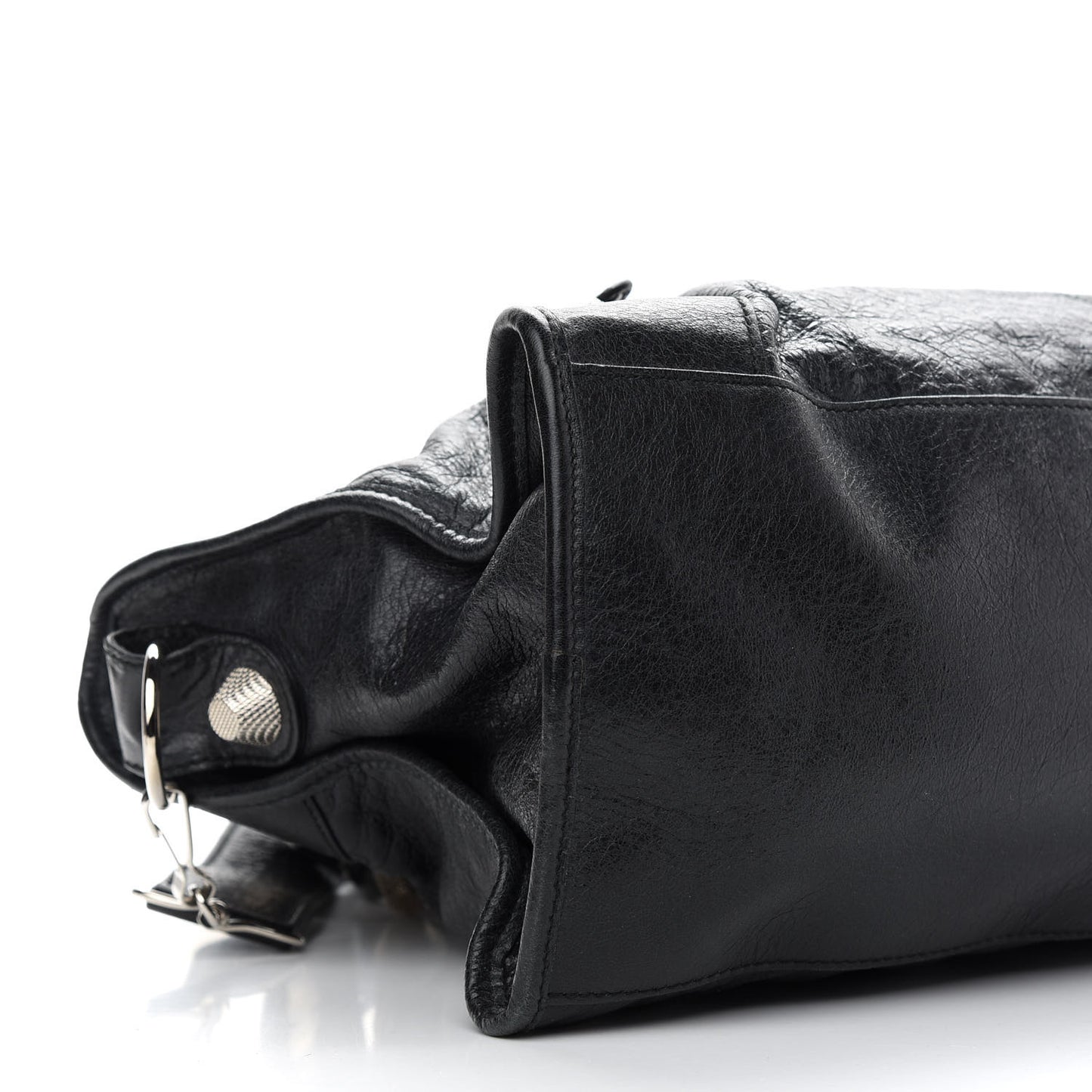 Agneau Giant 21 Silver Hardware Part Time Black