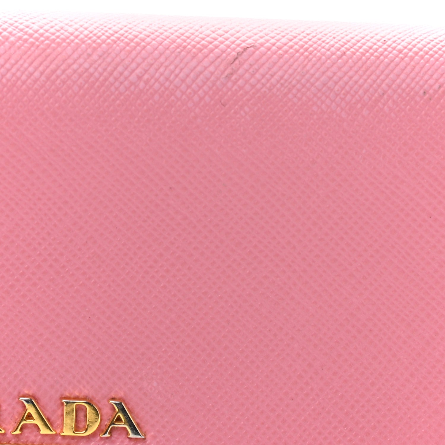 Prada Saffiano Metal Continental Flap Wallet Begonia 8 of 11