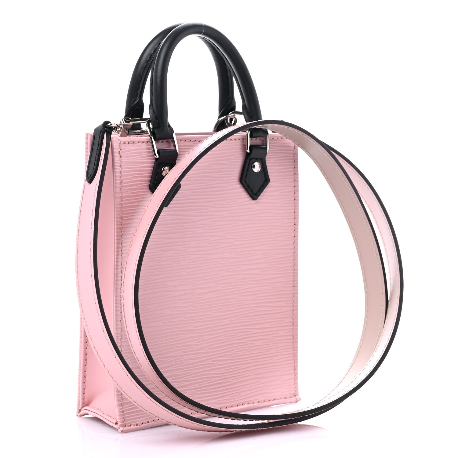 Louis Vuitton Epi Petit Sac Plat Rose Ballerine 3 of 10