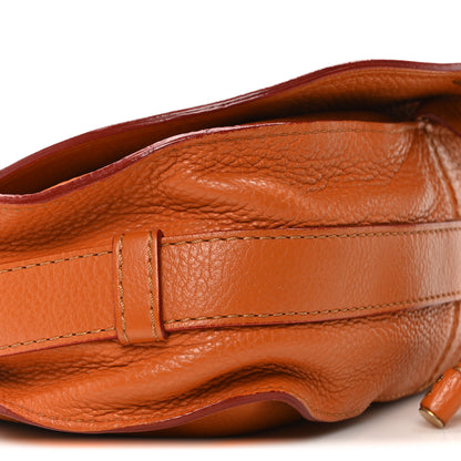 Chloe Calfskin Medium Marcie Round Crossbody Bag Indian Summer 9 of 10