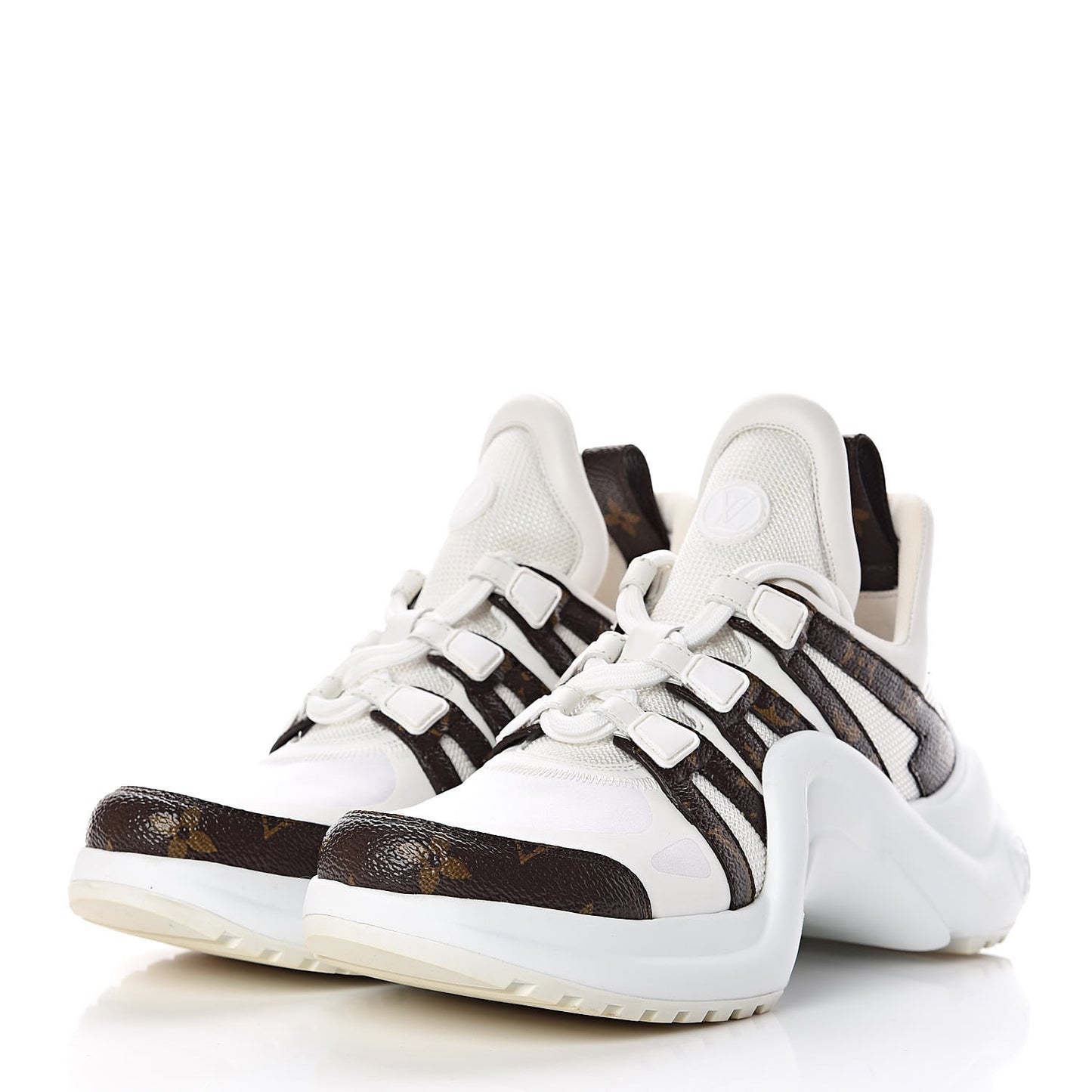 Patent Monogram LV Archlight Sneakers 36.5 White