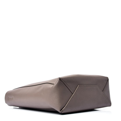 Celine Grained Calfskin Small Vertical Cabas Taupe 3 of 4