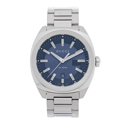 Gucci Stainless Steel 40mm GG2570 Quartz Watch Blue 1 of 5