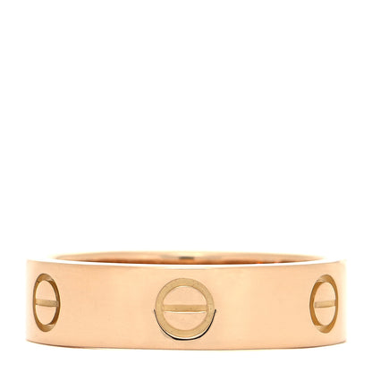 Cartier 18K Yellow Gold 5.5mm LOVE Ring 63 10.25 1 of 4