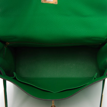 Hermes Togo Kelly Retourne 32 Bambou 6 of 10