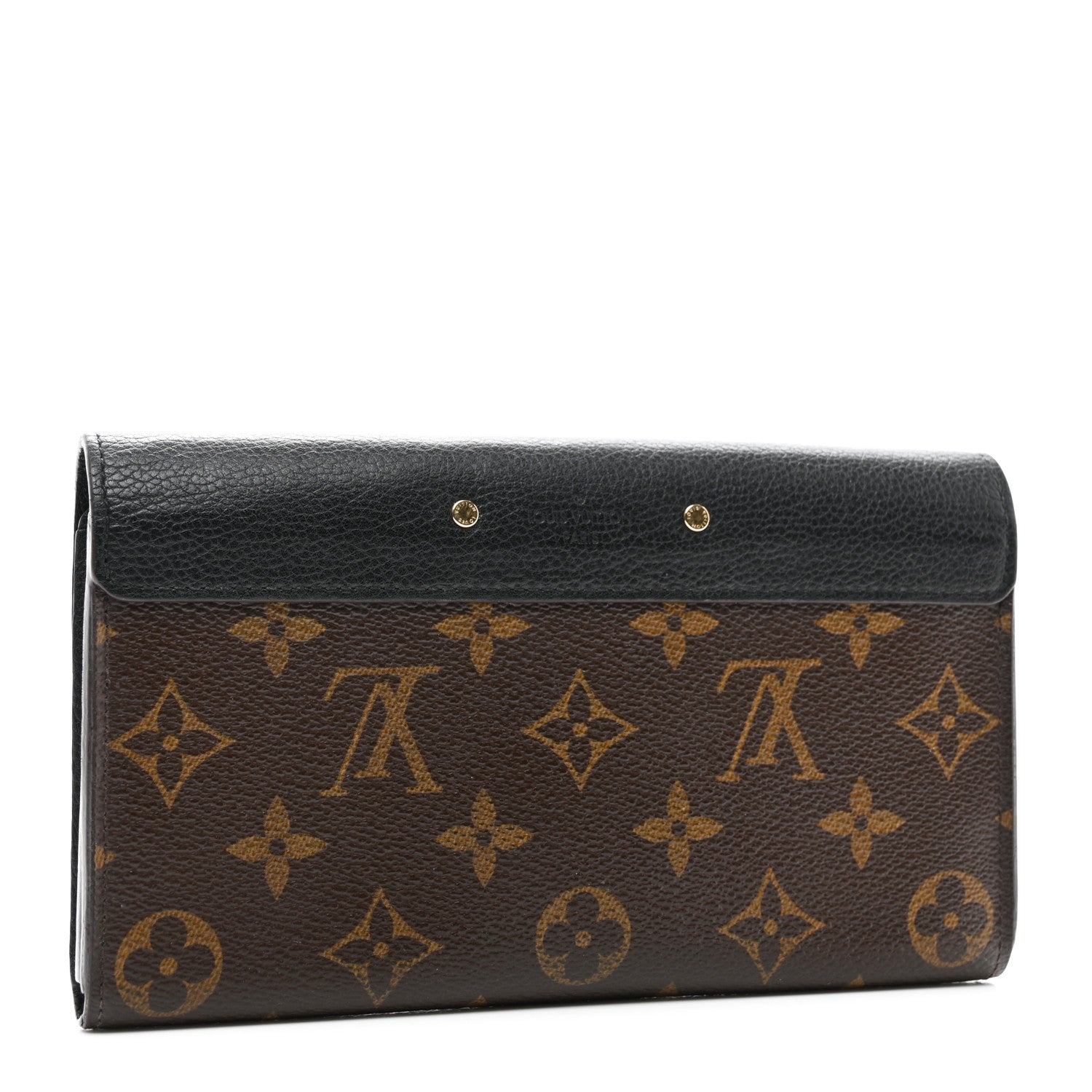 Louis Vuitton Monogram Pallas Wallet Black 3 of 8