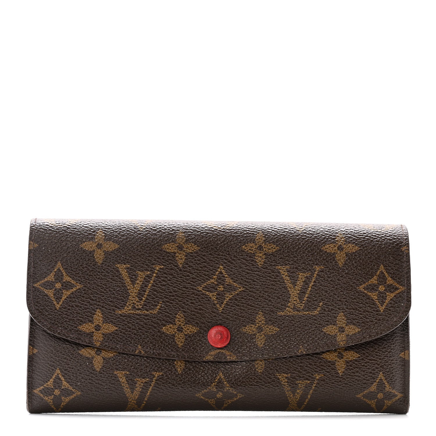 Louis Vuitton Monogram Emilie Wallet Rouge 1 of 14