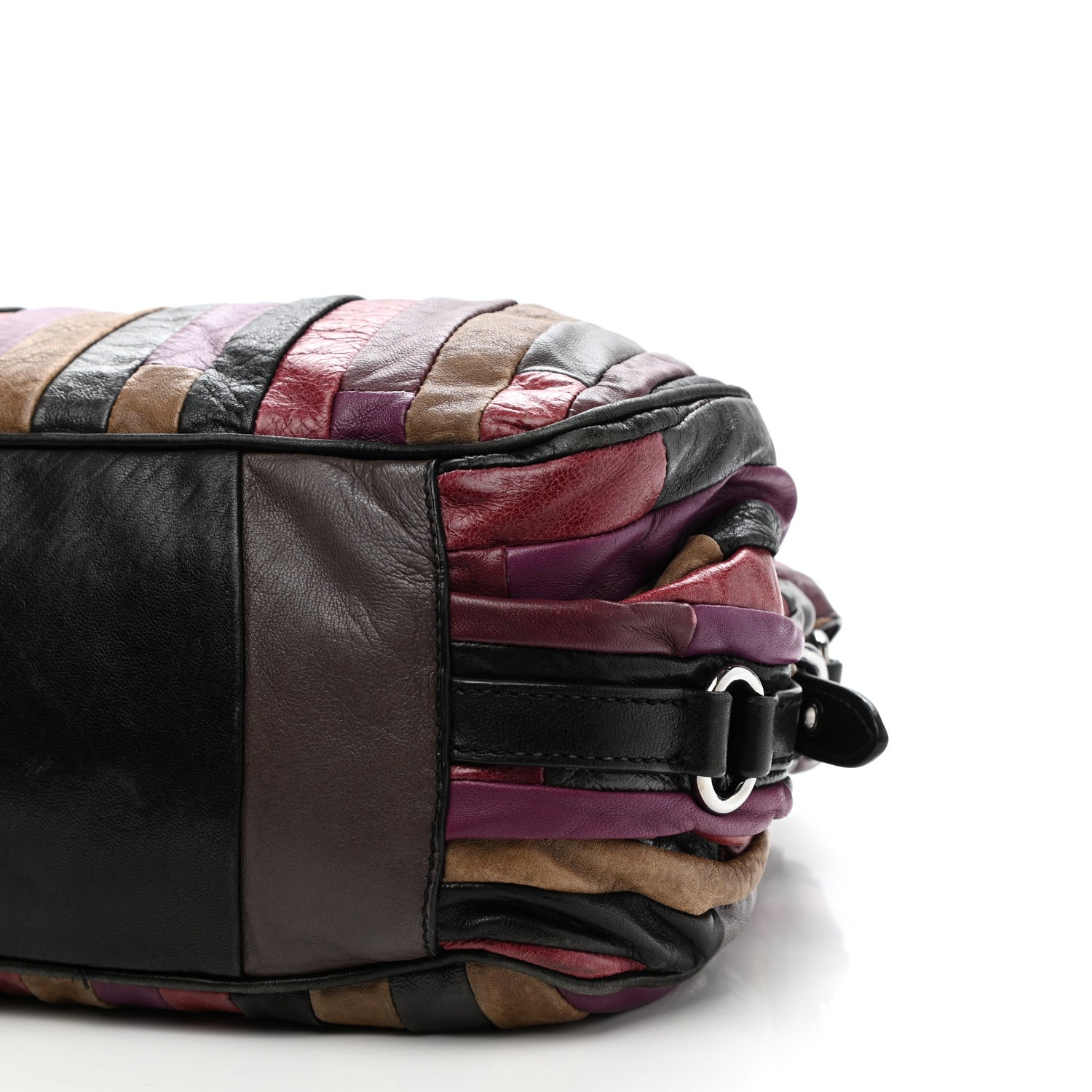 Miu Miu Nappa Large Patchwork Tote Amarena 10 of 17
