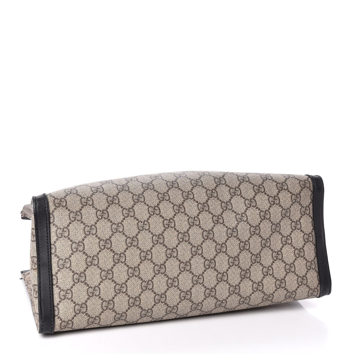 Gucci GG Supreme Monogram Medium Padlock Tote Black 4 of 13