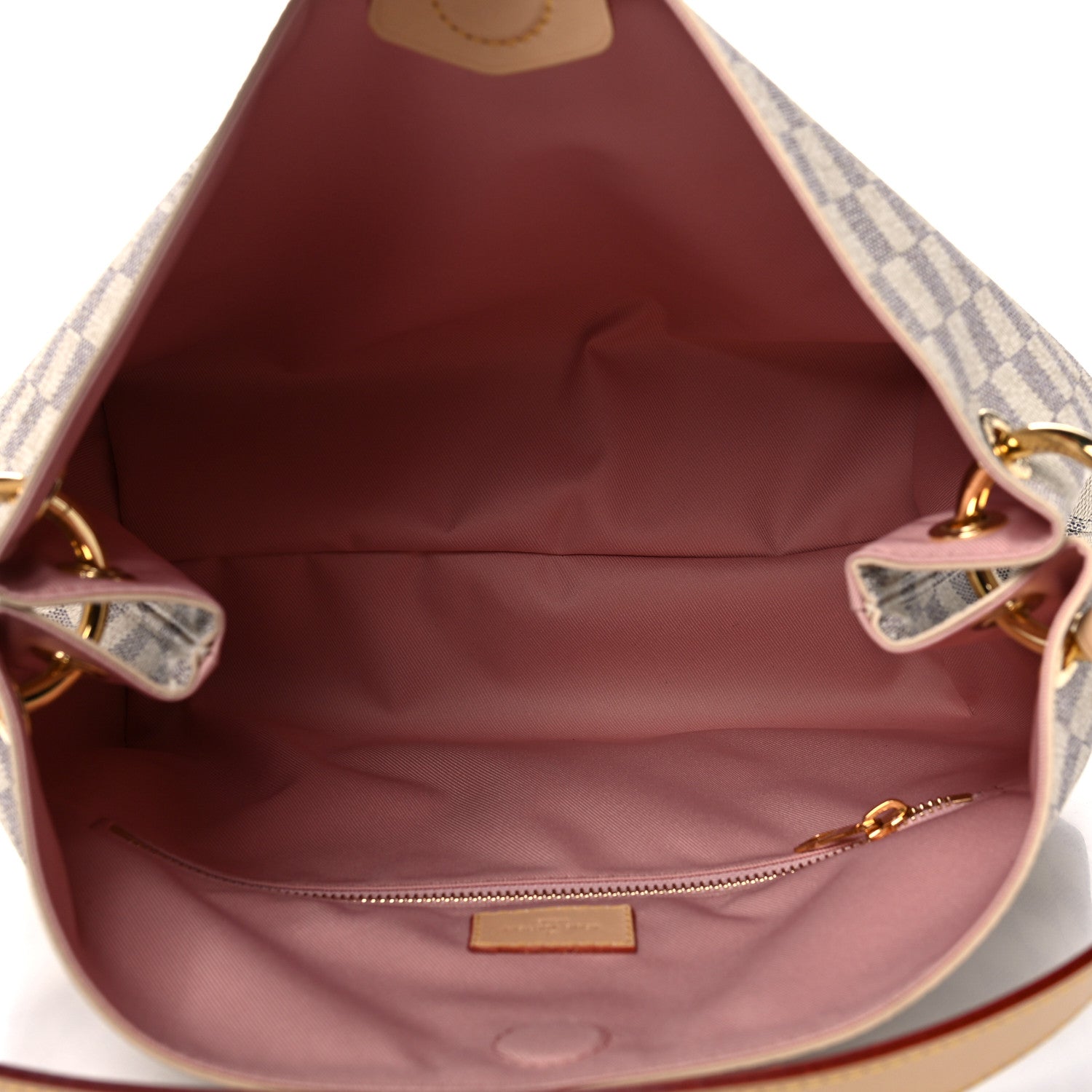 Louis Vuitton Damier Azur Graceful PM Rose Ballerine 5 of 11