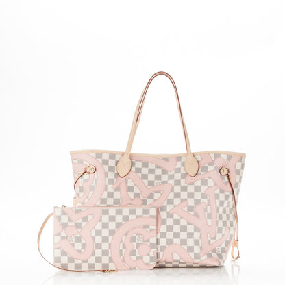 Louis Vuitton Damier Azur Tahitienne Neverfull MM 8 of 8