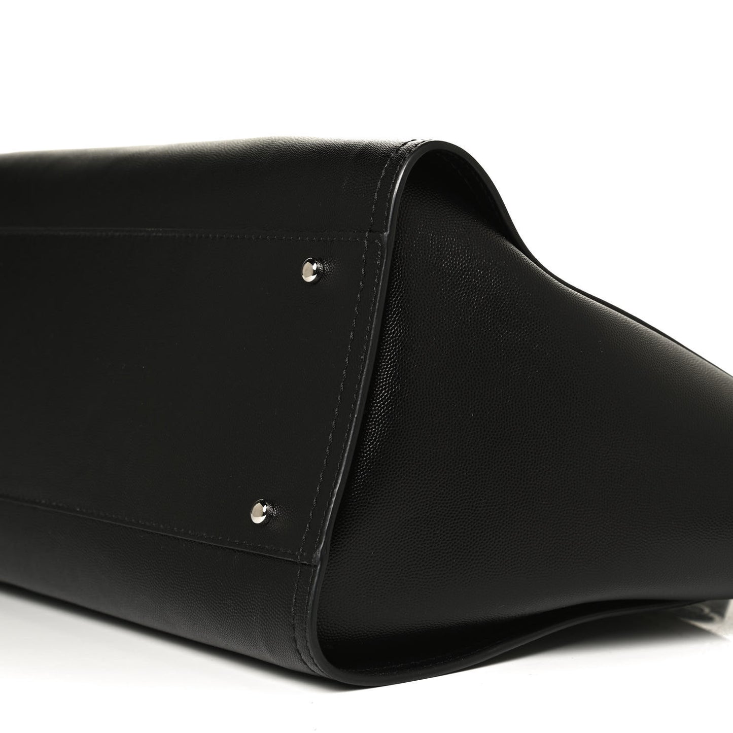 Caviar Medium Studded Deauville Tote Black