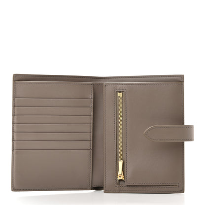 Celine Grained Calfskin Medium Multifunction Strap Wallet Pebble 5 of 9