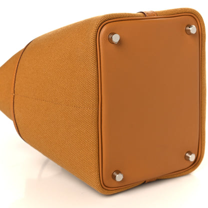 Hermes Toile Goeland Swift Cargo Picotin Lock 18 Sesame 9 of 10