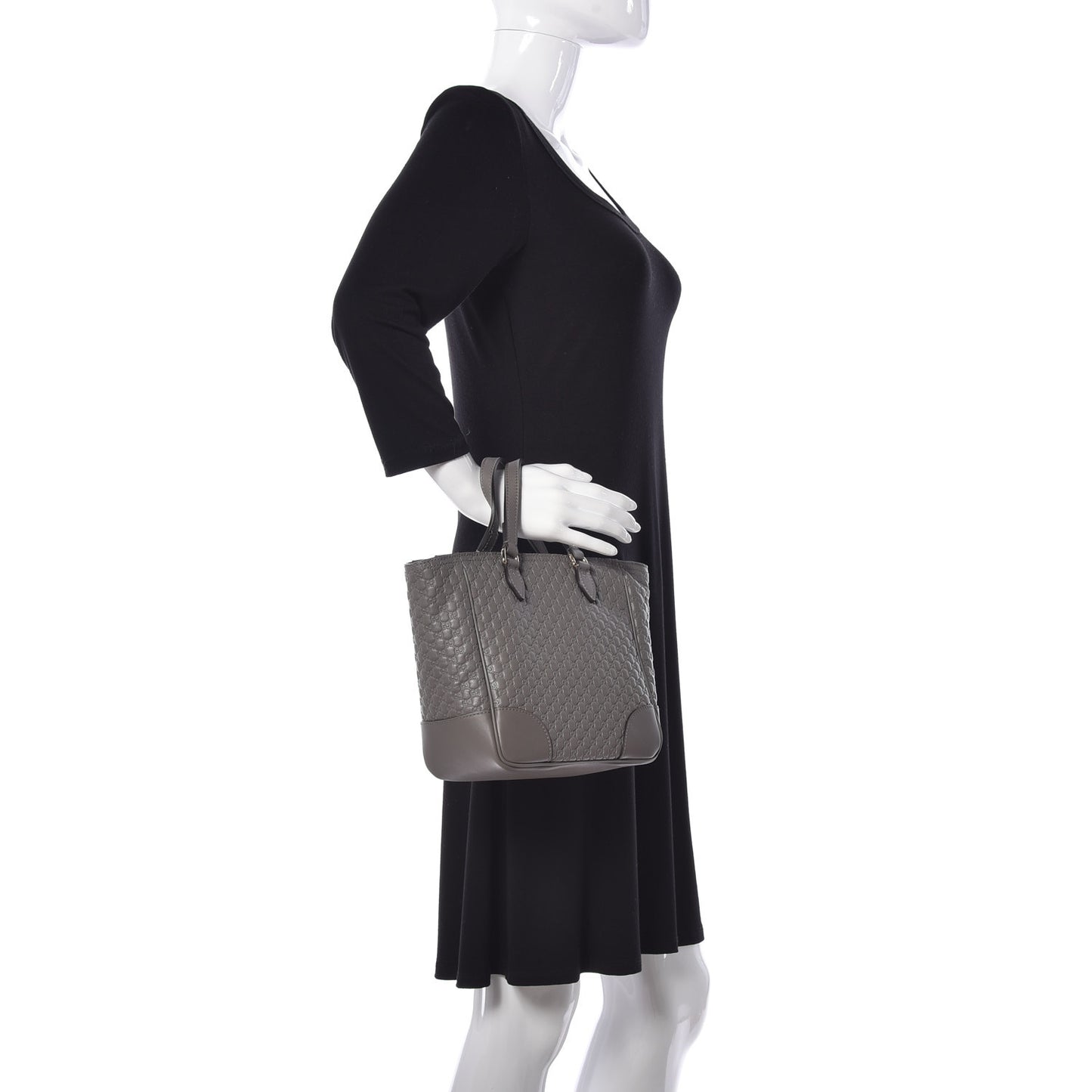 Microguccissima Small Bree Tote Graphite