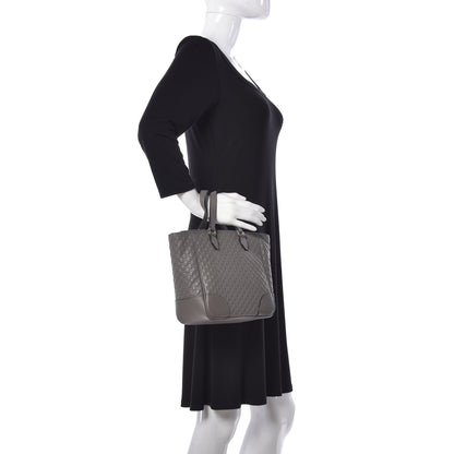 Gucci Microguccissima Small Bree Tote Graphite 3 of 10