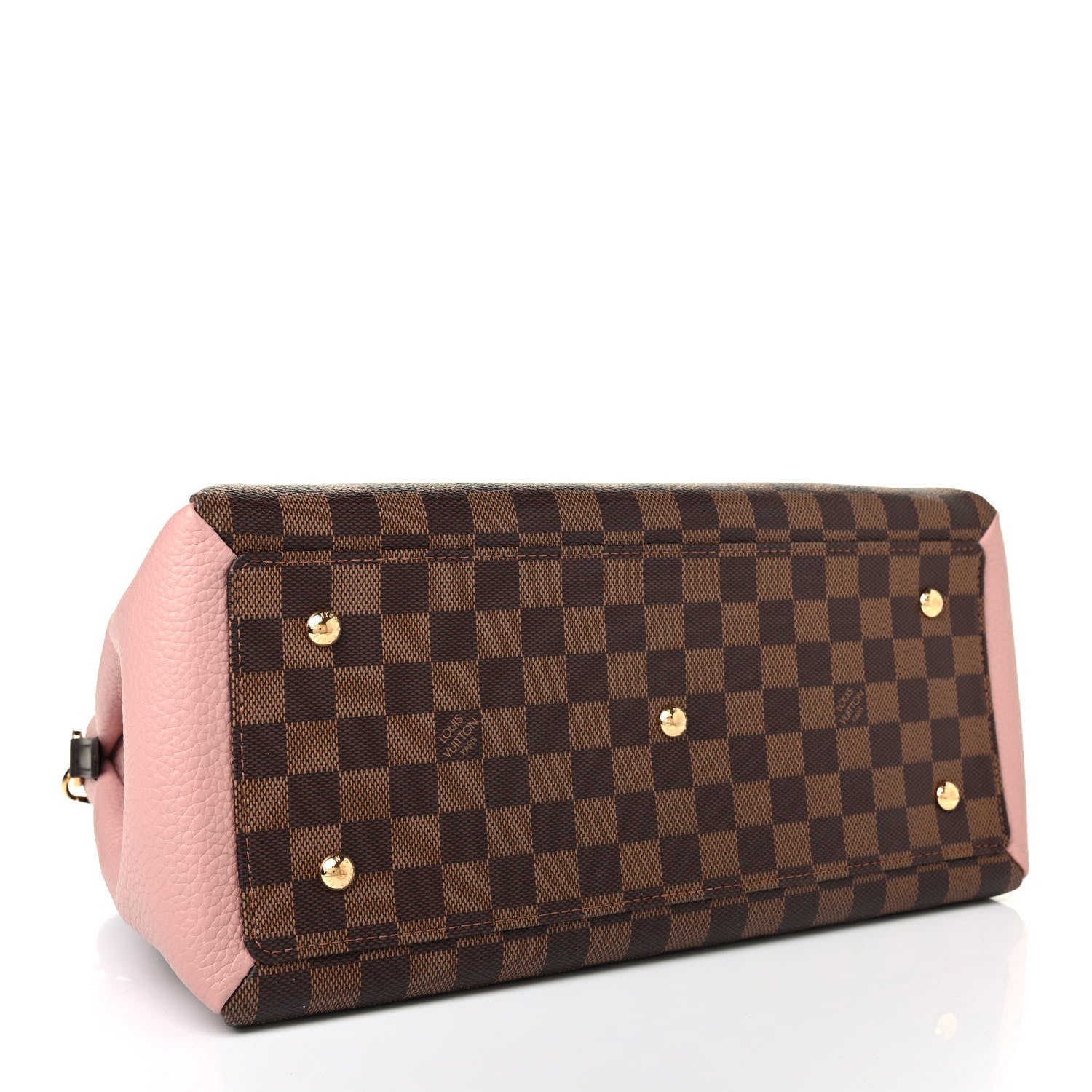 Louis Vuitton Cuir Taurillon Damier Ebene Normandy Magnolia 3 of 4