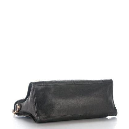 Balenciaga Chevre Gold Metallic Edge Hardware Part Time Black 4 of 7
