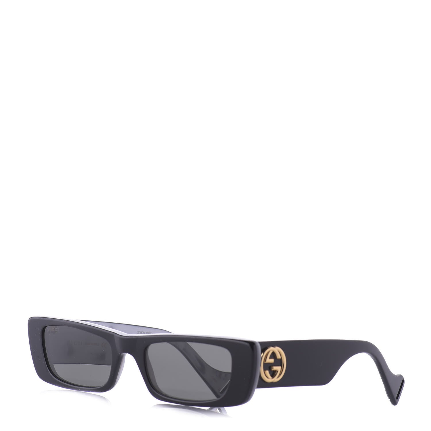 Gucci Acetate Rectangular Sunglasses GG0516S Black 1 of 12