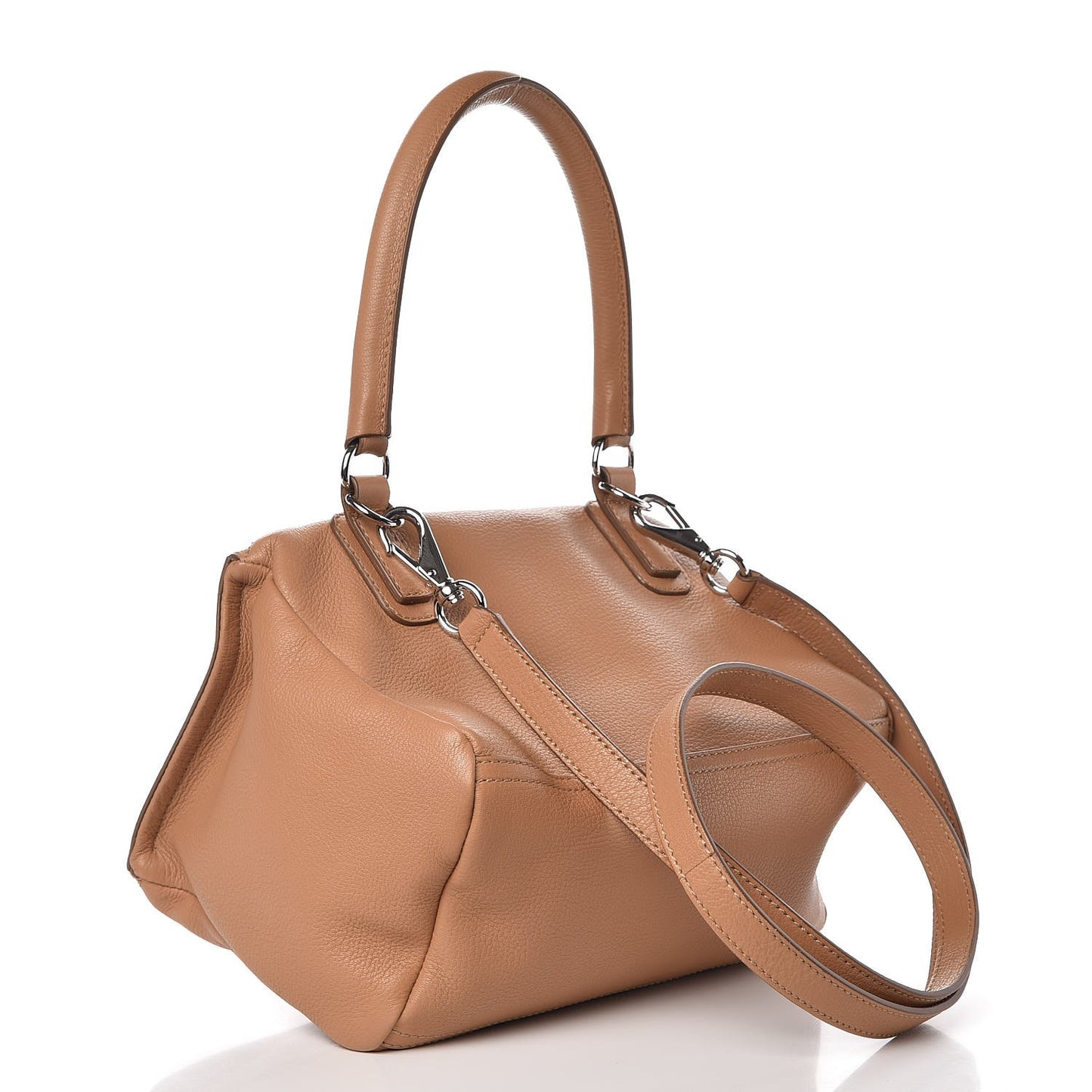 Sugar Goatskin Small Pandora Medium Beige