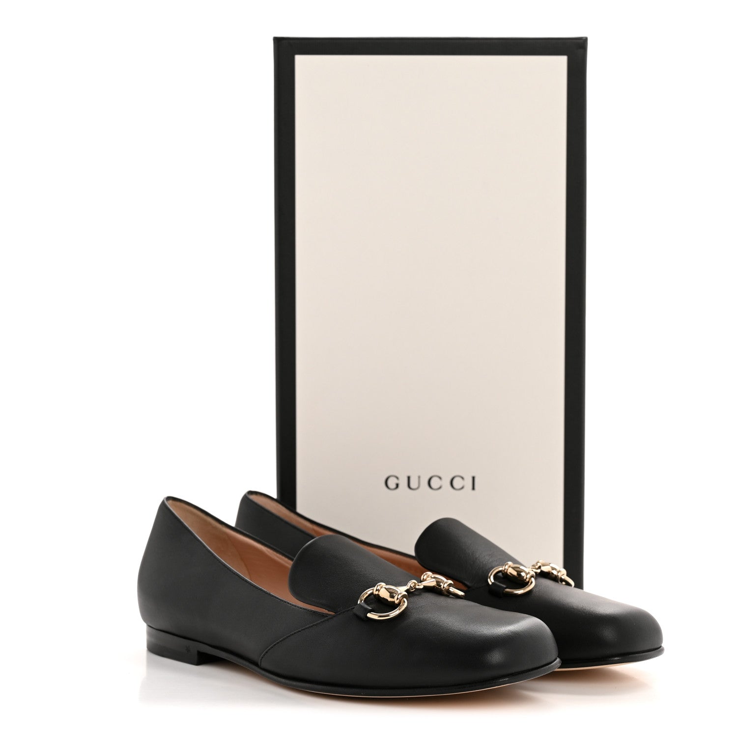 Gucci Calfskin Womens Horsebit Loafers 36.5 Black 11 of 11