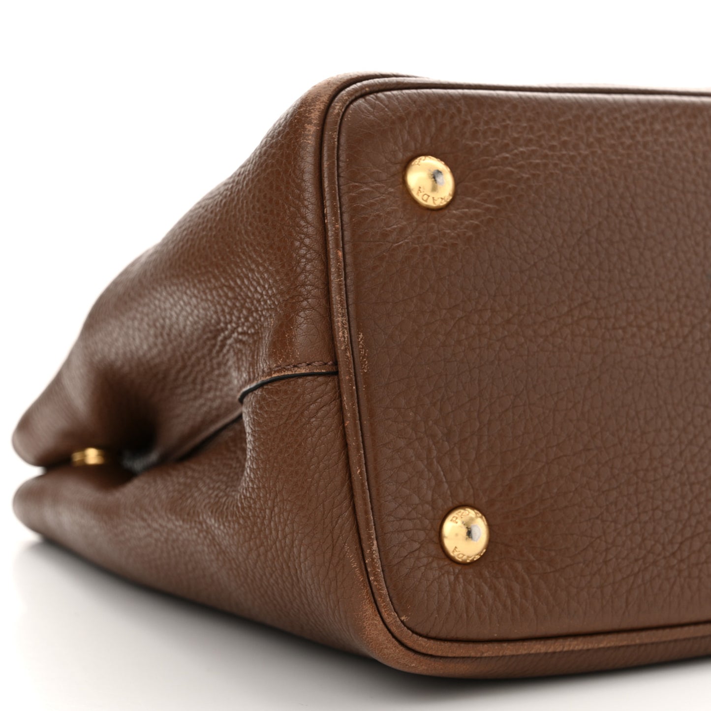 Vitello Daino Shoulder Bag Bruciato