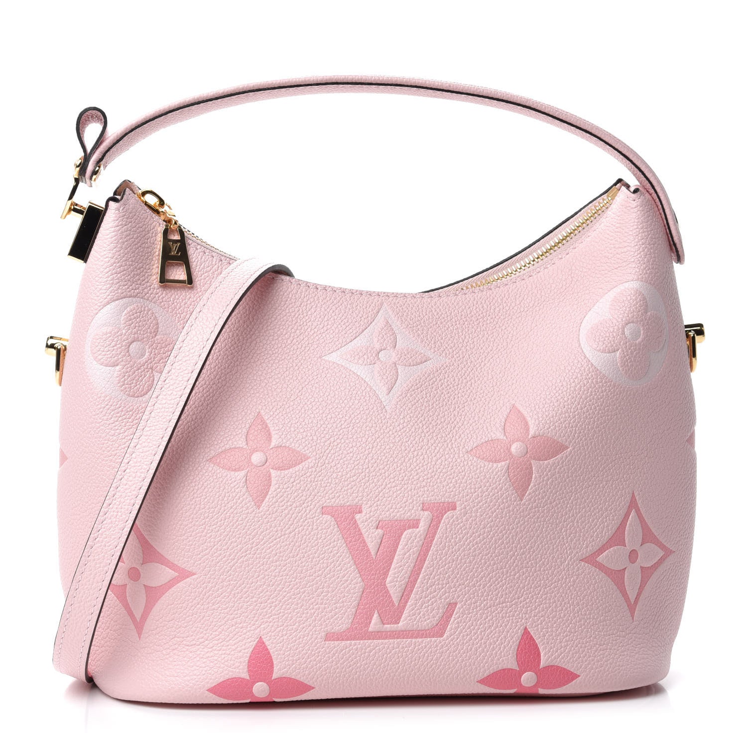 Louis Vuitton Empreinte Monogram Giant By The Pool Marshmallow Hobo PM Bouton De Rose 1 of 10