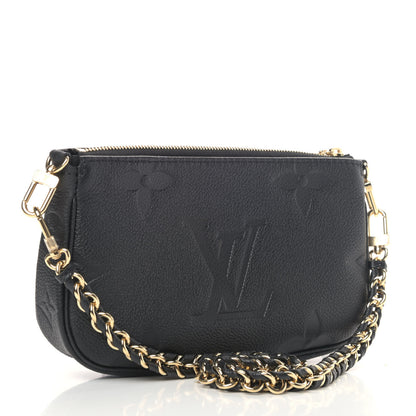 Louis Vuitton Empreinte Monogram Giant Multi Pochette Accessories Mini Pochette Black 2 of 4