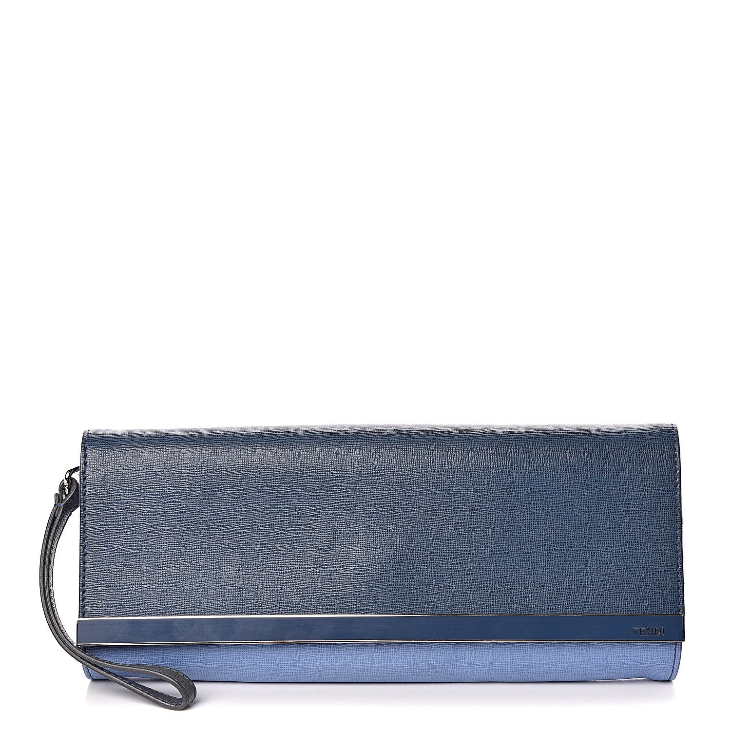 Fendi Vitello Elite Rush Pochette Oceano Multicolor Ceruleo 1 of 10
