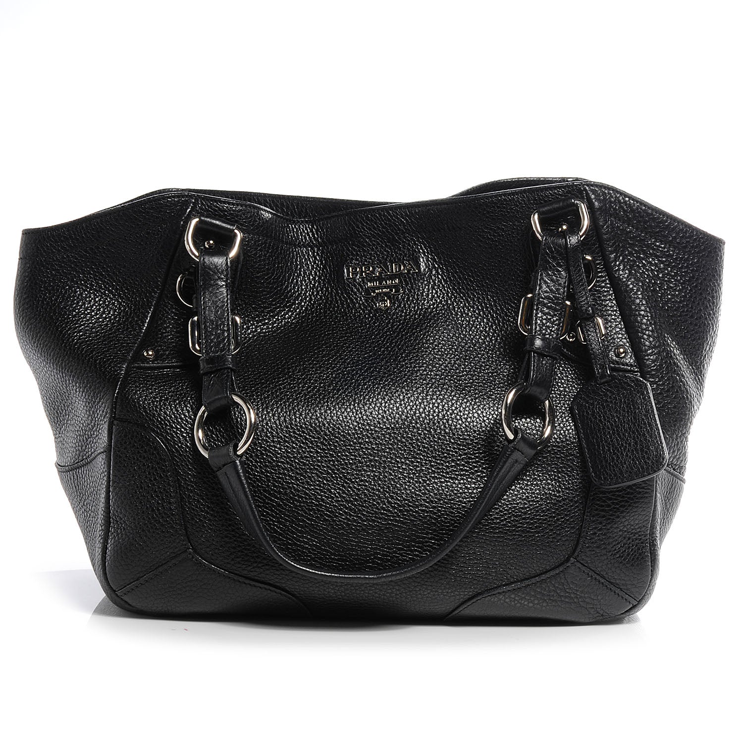 Prada Vitello Daino Shoulder Bag Nero Black 1 of 10