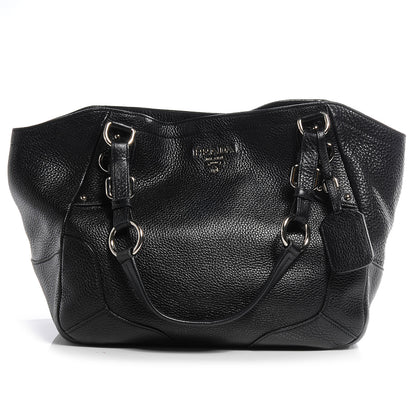 Prada Vitello Daino Shoulder Bag Nero Black 1 of 10