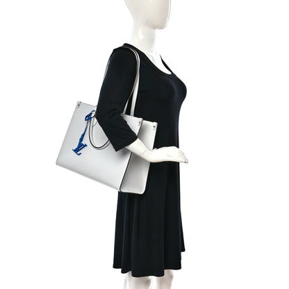 Louis Vuitton Epi Onthego MM White 2 of 9