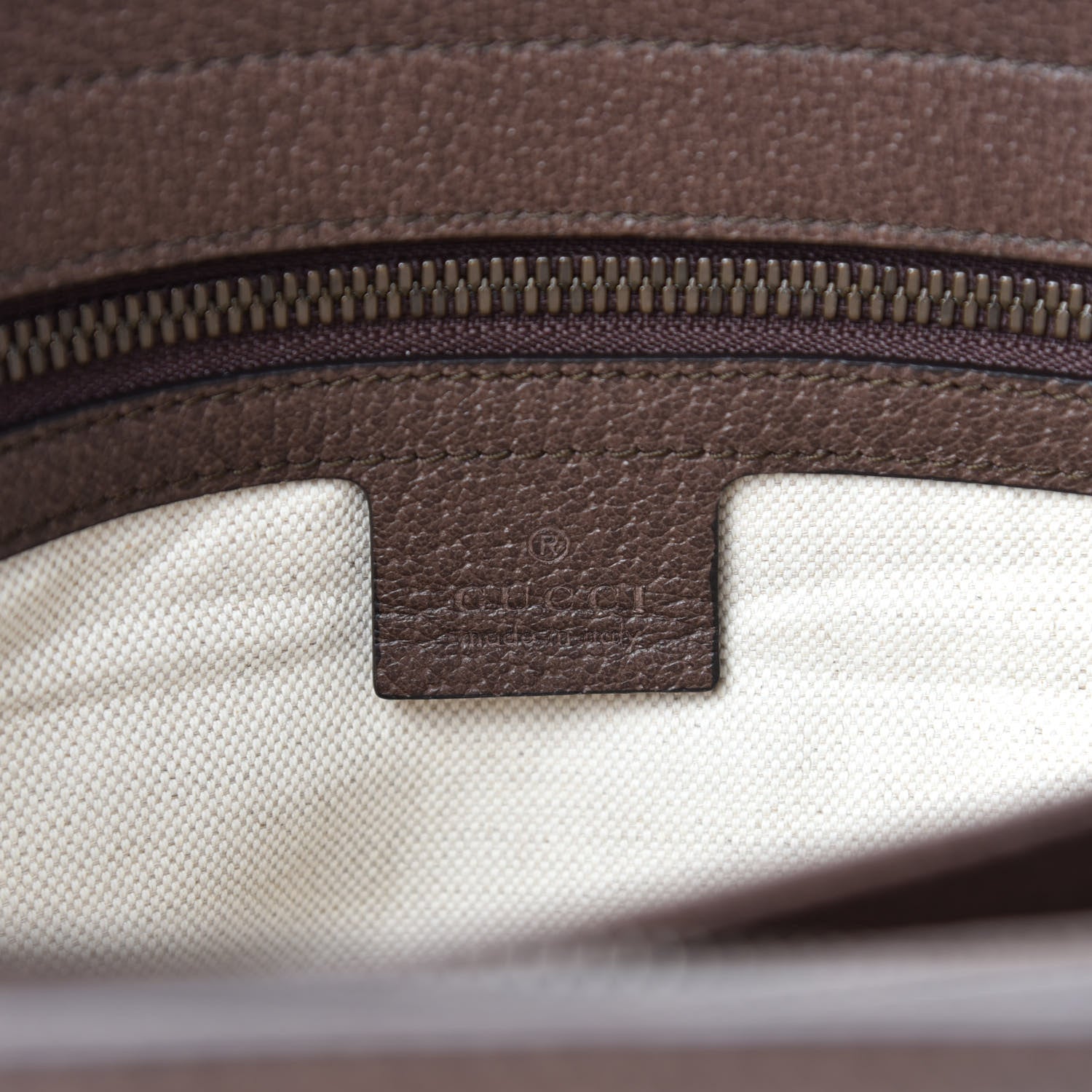 Gucci GG Supreme Monogram Web Medium Ophidia Shoulder Bag Beige New Acero 9 of 11